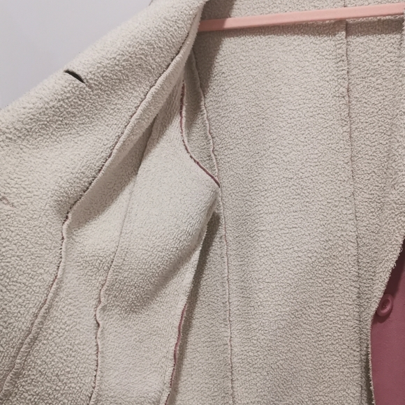 🌸 Dusty Rose Sherpa lined Jacket 🌸 - Picture 5 of 6